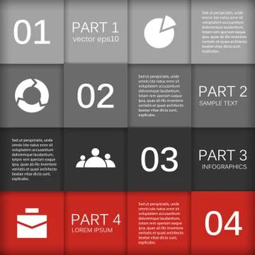 Modern vector template for your business project Stock Illustration