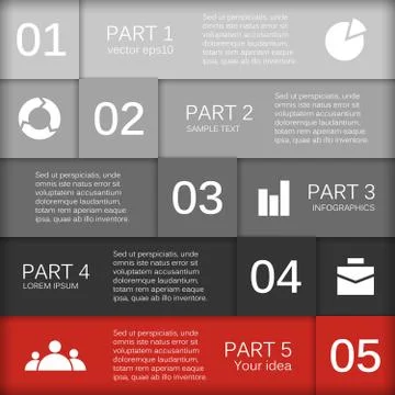 Modern vector template for your business project Illustrazione stock