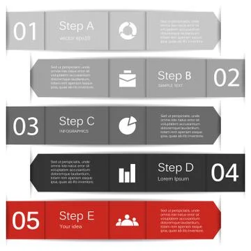 Modern vector template for your business project Stock Illustration