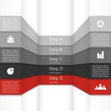 Modern vector template for your business project Stock Illustration