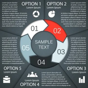Modern vector template for your business project Illustrazione stock