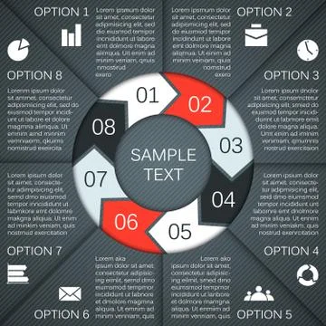 Modern vector template for your business project Illustrazione stock