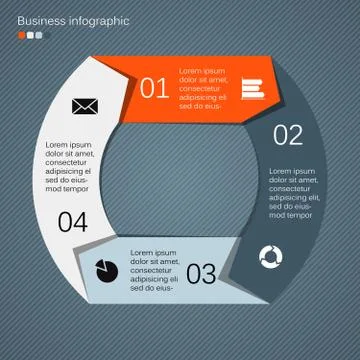 Modern vector template for your business project Stock Illustration