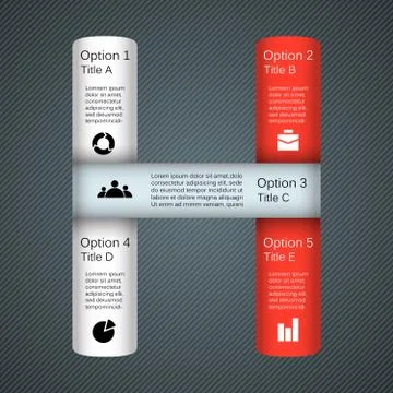 Modern vector template for your business project Stock Illustration