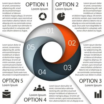 Modern vector template for your business project Stock Illustration
