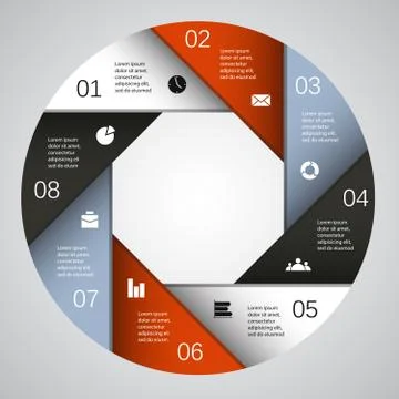 Modern vector template for your business project Stock Illustration