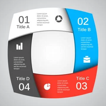 Modern vector template for your business project Stock Illustration