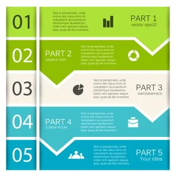 Modern vector template for your business project Stock Illustration