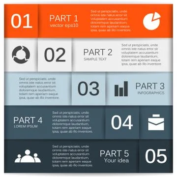 Modern vector template for your business project Stock Illustration
