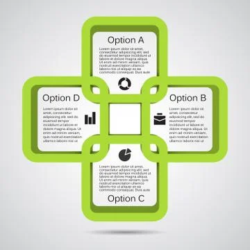 Modern vector template for your business project Stock Illustration
