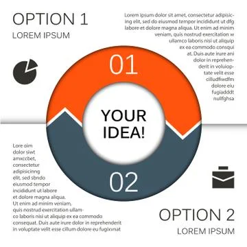 Modern vector template for your business project Stock Illustration