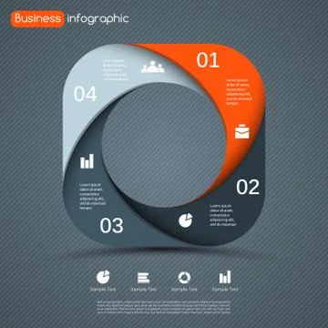 Modern vector template for your business project Stock Illustration