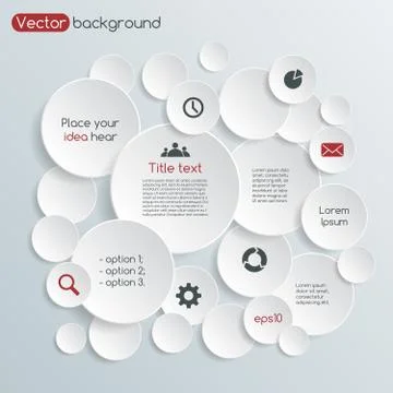 Modern vector template for your business project Stock Illustration