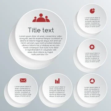 Modern vector template for your business project Stock Illustration