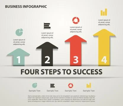 Modern vector template for your business project Stock Illustration
