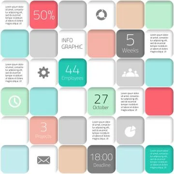 Modern vector template for your business project Stock Illustration