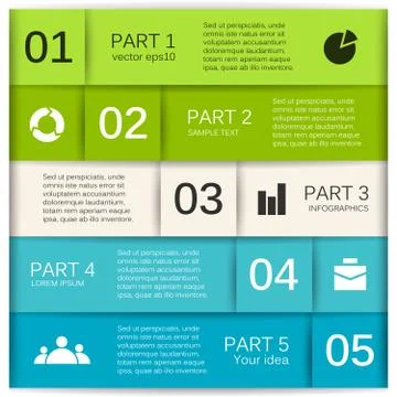 Modern vector template for your business project Stock Illustration