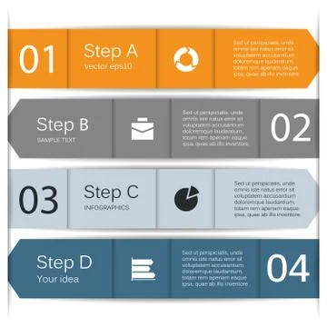 Modern vector template for your business project Stock Illustration