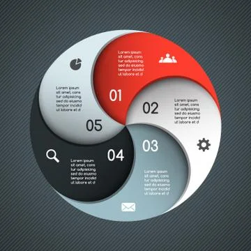 Modern vector template for your business project Illustrazione stock