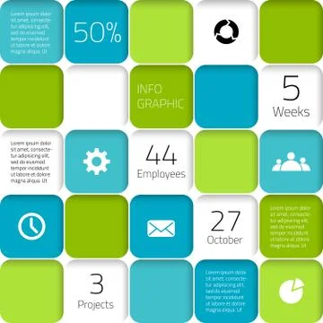 Modern vector template for your business project Stock Illustration