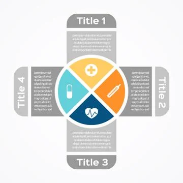Modern vector template for your medical project Stock Illustration