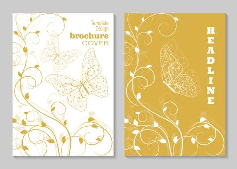 Modern vector templates for brochure Stock Illustration