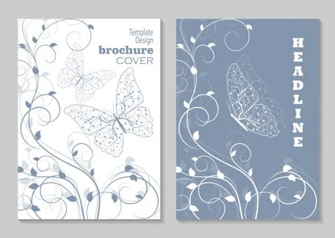 Modern vector templates for brochure Stock Illustration