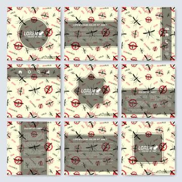 Modern vector templates for brochure, Leaflet, flyer, cover, magazine or annual Stock Illustration