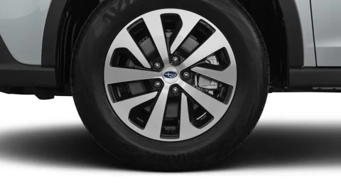 Modern vehicle close up compilation Abyss Blue Pearl 2020 Subaru Outback 2.5i Stock Footage 159590969