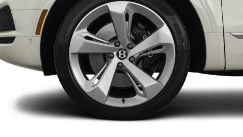 Modern vehicle close up compilation Arctica Solid 2018 Bentley Bentayga W12 Stock Footage 159590498