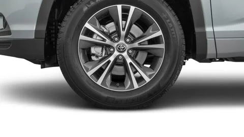 Modern vehicle close up compilation Blizzard Pearl 2016 Toyota Highlander XLE Stock Footage 159587407