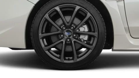 Modern vehicle close up compilation Crystal White Pearl 2019 Subaru WRX Limited Stock Footage 159589666