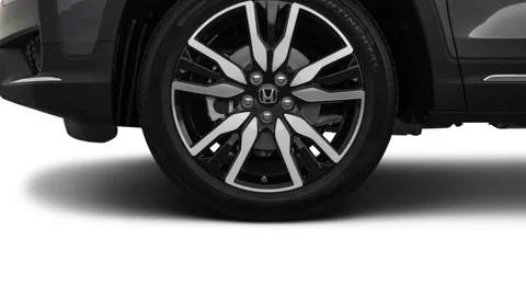 Modern vehicle close up compilation Modern Steel Metallic 2019 Honda Pilot Elite Stock Footage 159590054