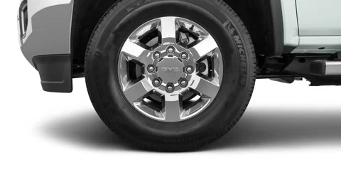 Modern vehicle close up compilation Summit White 2017 GMC Sierra 2500HD SLT Video stock 159588803