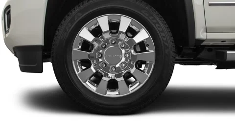 Modern vehicle close up compilation Summit White 2019 GMC Sierra 2500HD Denali Stock Footage 159589969