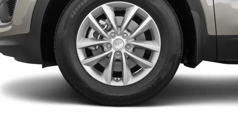 Modern vehicle close up compilation Titanium Silver 2018 Kia Sorento LX V6 Stock Footage 159588937