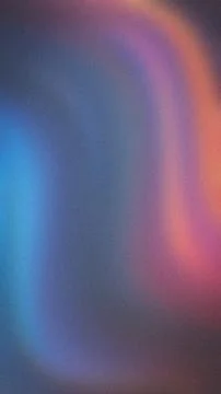 Modern vertical background with vibrant blue purple and orange grainy aesth.. Stock Illustration