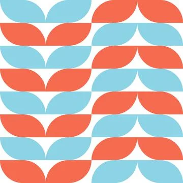 Modern vertical leaf shape texture for seamless backdrop Illustrazione stock