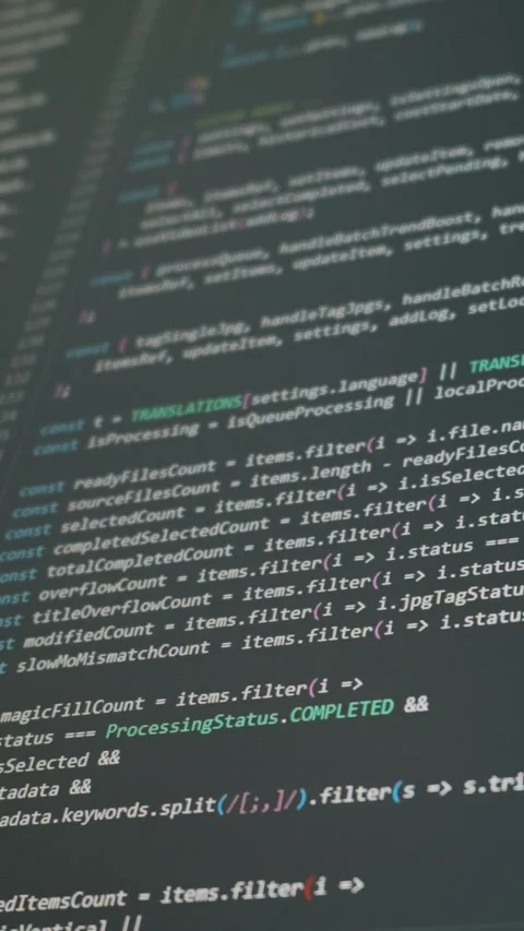 Modern Vibe Coding Screen Displaying AI App Development Script Stock Footage 329812531