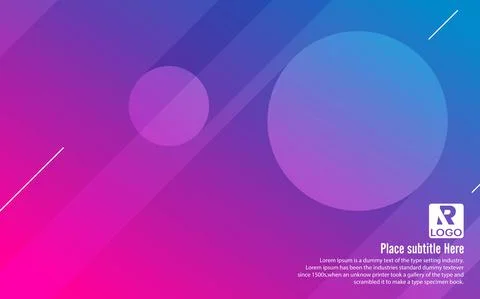 Modern vibrant background Stock Illustration