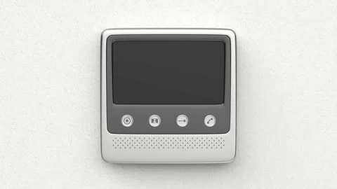 Modern video intercom Stock Footage 332564657