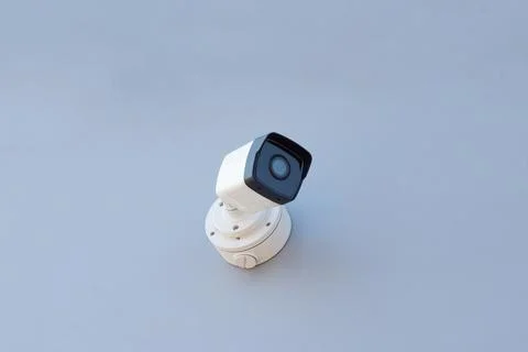 Modern video surveillance system designed to prevent theft Stock Photos