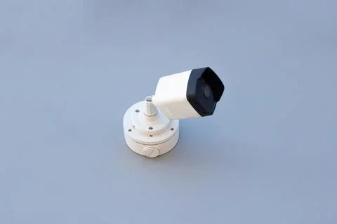 Modern video surveillance system designed to prevent theft Stock Photos