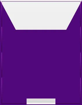 Modern Violet Empty Frame Template Design Illustrazione stock