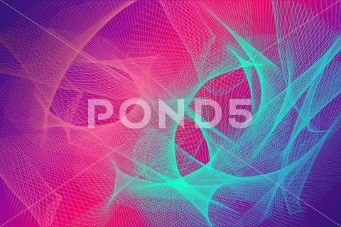 Modern Violet Wave Background With Ethereal Ribbon Shapes PSD Template
