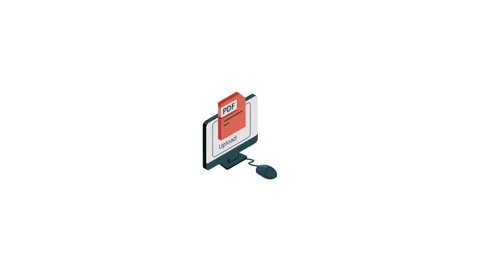 Modern virtual classroom student learning outline motion graphic asset Video stock 325828015