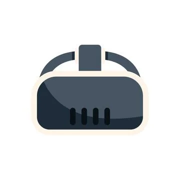 Modern virtual reality headset providing immersive experience Illustrazione stock
