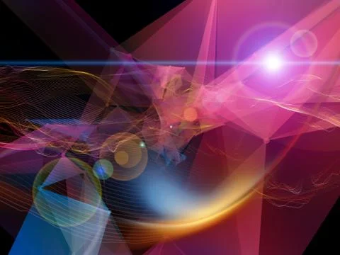 Modern Virtual World Stock Illustration