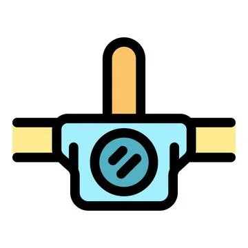 Modern vr headset connecting to virtual reality experience 스톡 일러스트