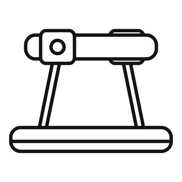 Modern vr platform icon outline vector. Logo social cyber Stock Illustration